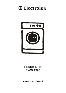 Kasutusjuhend Electrolux EWW1290 Kuivatiga pesumasin
