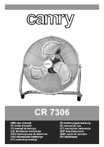 Kasutusjuhend Camry CR 7306 Ventilaator