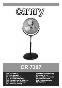 Instrukcja Camry CR 7307 Wentylator