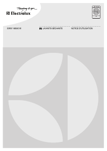 Mode d’emploi Electrolux EWW148540W Lave-linge séchant