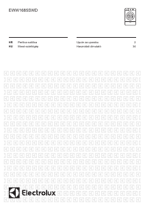 Priručnik Electrolux EWW1685SWD Perilica – sušilica