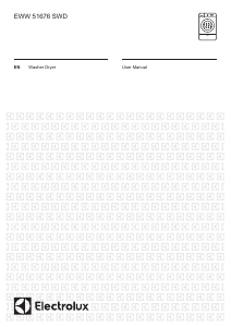 Handleiding Electrolux EWW51676SWD Was-droog combinatie