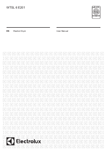 Handleiding Electrolux WTSL6E201 Was-droog combinatie