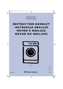 Manuál Electrolux EW1044S Pračka