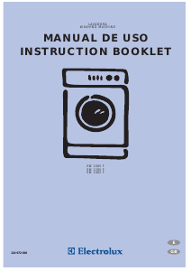Manual de uso Electrolux EW1065F Lavadora
