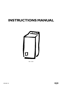 Manual Electrolux EW1120Y Washing Machine
