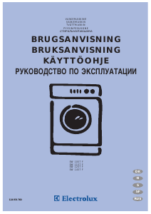Brugsanvisning Electrolux EW1157F Vaskemaskine