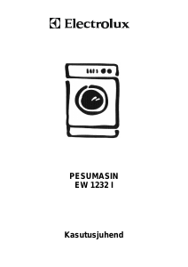 Kasutusjuhend Electrolux EW1232I Pesumasin