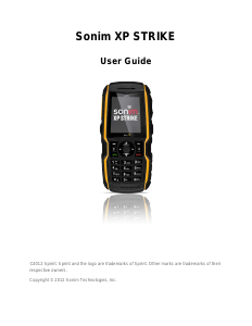 Bruksanvisning Sonim XP Strike Mobiltelefon