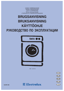 Brugsanvisning Electrolux EW1255W Vaskemaskine