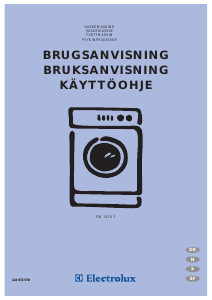 Brugsanvisning Electrolux EW1470F Vaskemaskine