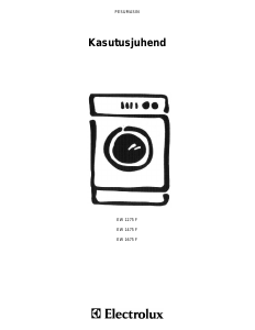 Kasutusjuhend Electrolux EW1475F Pesumasin
