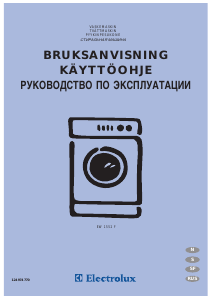 Bruksanvisning Electrolux EW1552F Vaskemaskin