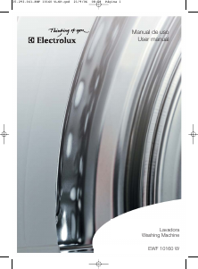 Handleiding Electrolux EWF10160W Wasmachine