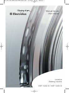 Manual de uso Electrolux EWF10260W Lavadora