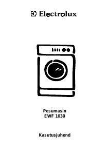 Kasutusjuhend Electrolux EWF1030 Pesumasin