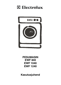 Kasutusjuhend Electrolux EWF1040 Pesumasin