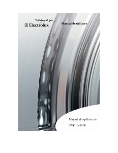 Manual Electrolux EWF10479W Mașină de spălat