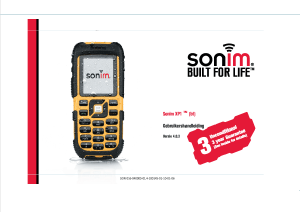 Mode d’emploi Sonim XP1 Téléphone portable