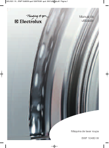 Manual Electrolux EWF10480W Máquina de lavar roupa