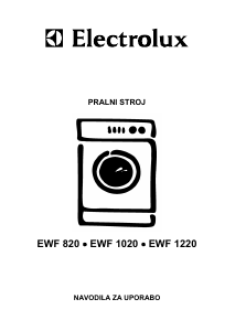 Priročnik Electrolux EWF1220 Pralni stroj