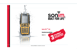 Mode d’emploi Sonim XP3.10 Enduro Téléphone portable