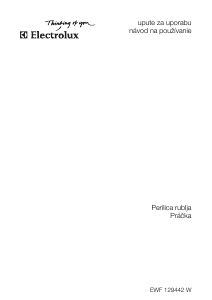 Priručnik Electrolux EWF129442W Stroj za pranje rublja