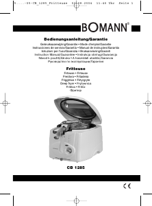 Instrukcja Bomann CB 1285 Frytkownica