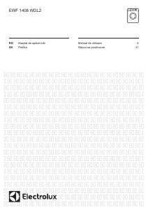 Návod Electrolux EWF1408WDL2 Práčka