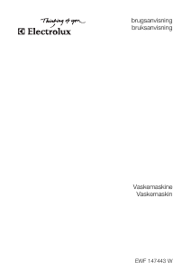 Brugsanvisning Electrolux EWF147443W Vaskemaskine