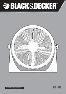 Handleiding Black and Decker FB1620 Ventilator