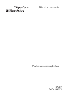 Návod Electrolux EWFM14480W Práčka