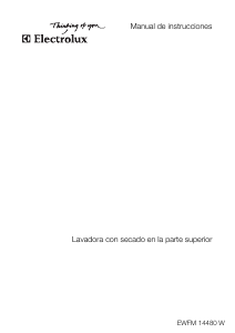 Manual de uso Electrolux EWFM14480W Lavadora