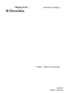 Instrukcja Electrolux EWFM14480W Pralka