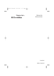Manual de uso Electrolux EWG12450W Lavadora