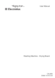 Handleiding Electrolux EWM147410W Wasmachine