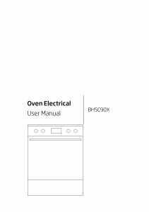 Manual BEKO BHSC 90 Range