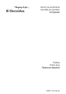 Návod Electrolux EWP127100W Práčka