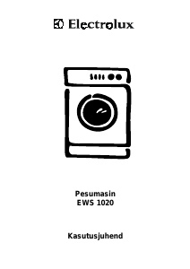 Kasutusjuhend Electrolux EWS1020 Pesumasin