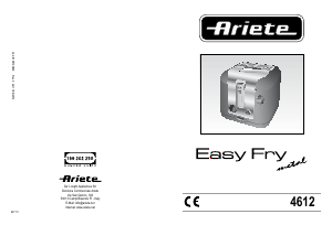 Manual Ariete 4612 Easy Fry Fritadeira