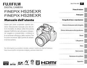Manuale Fujifilm FinePix HS25EXR Fotocamera digitale