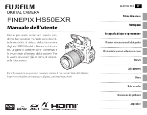 Manuale Fujifilm FinePix HS50EXR Fotocamera digitale
