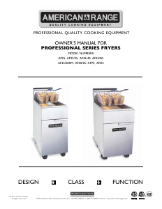 Manual American Range AFDS Deep Fryer