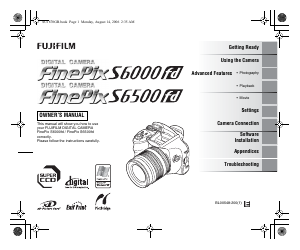 Handleiding Fujifilm FinePix S6000fd Digitale camera