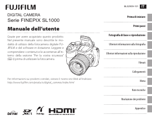 Manuale Fujifilm FinePix SL1000 Fotocamera digitale