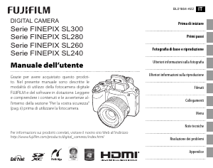 Manuale Fujifilm FinePix SL300 Fotocamera digitale