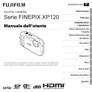 Manuale Fujifilm FinePix XP120 Fotocamera digitale