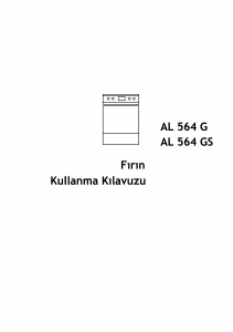 Kullanım kılavuzu Altus AL 564 G Solo fırın