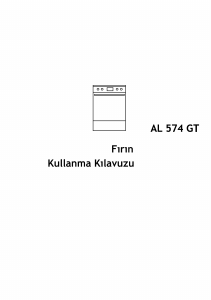 Kullanım kılavuzu Altus AL 574 GT Solo fırın