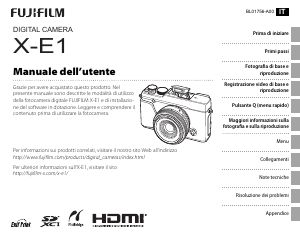 Manuale Fujifilm X-E1 Fotocamera digitale